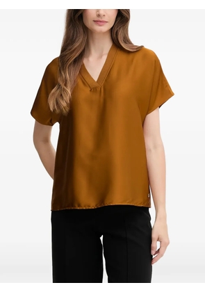 Joseph Ribkoff V-neck blouse - Brown