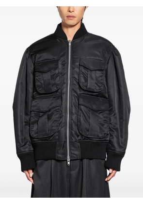 Simone Rocha multi pocket bomber jacket - Black