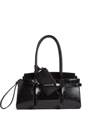 DSQUARED2 leather tote bag - Black