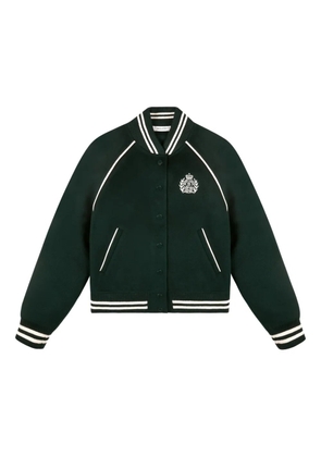 Sporty & Rich H&W Crest varsity jacket - Green