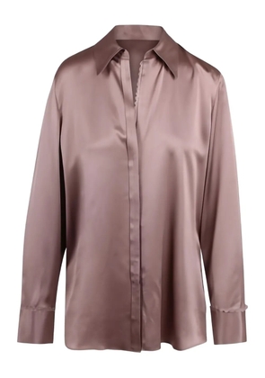 Vince lace-trim shirt - Pink