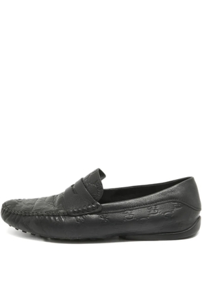 Gucci Pre-Owned leather loafers - Black