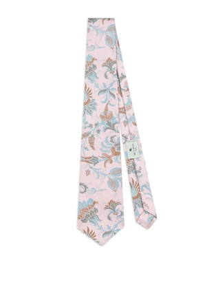 ETRO floral-print tie - Pink