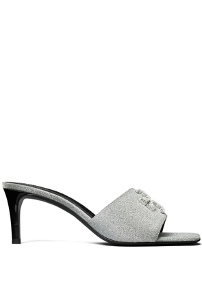 Tory Burch 65mm Eleanor pave sandals - Silver