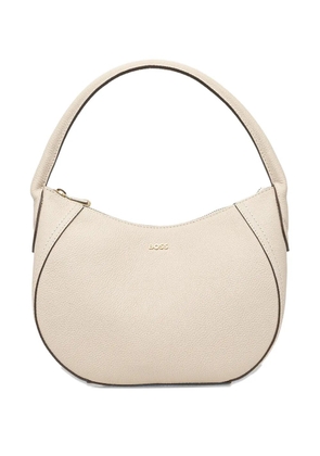BOSS curved tote bag - White