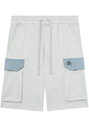 FIVE CM tweed-detailing cotton shorts - Grey