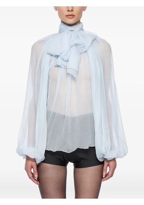 Atu Body Couture silk blouse - Blue