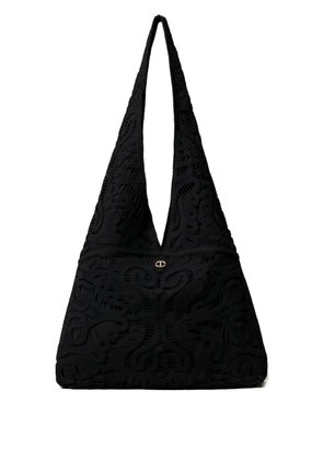 TWINSET Ventotene crochet shoulder bag - Black