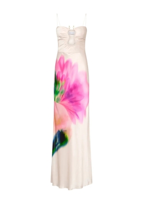 Rebecca Vallance floral-print dress - Neutrals