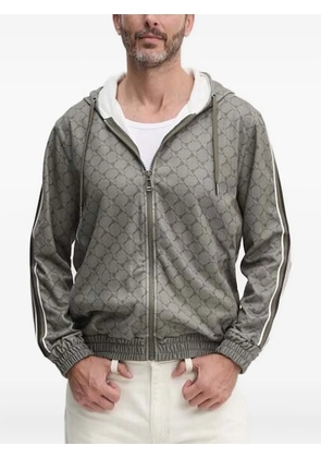 Joop! logo-pattern hoodie - Green