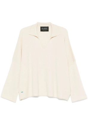 Alanui Finest polo sweater - Neutrals