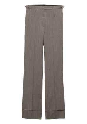Prada belted trousers - Neutrals