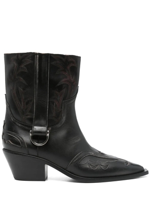 Enfants Riches Déprimés 70mm leather boots - Black