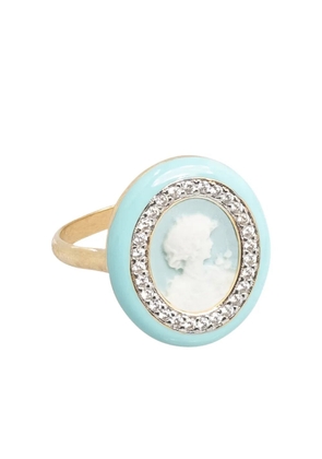 Cameo & Beyond Glam Ladies ring - Gold