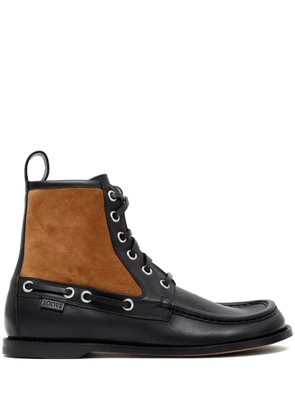 LOEWE Campo lace-up boots - Black