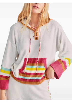 LoveShackFancy Fenmore striped hoodie - White