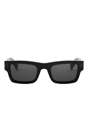 Bvlgari rectangle-frames sunglasses - Black