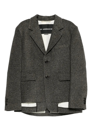 Andersson Bell layered details blazer - Grey