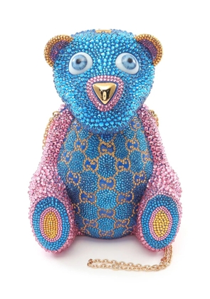 Gucci Pre-Owned 2010s Teddy Bear shoulder bag - Blue