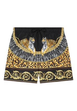 Versace Wild Cats swim shorts - Black