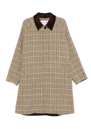 AMARÁNTO checked single-breasted coat - Neutrals