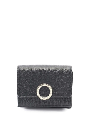 Bvlgari Pre-Owned 2000-2025 Leather Bvlgari Bvlgari Trifold Wallet small wallets - Black