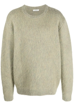 LEMAIRE crew-neck brushed-effect jumper - Neutrals