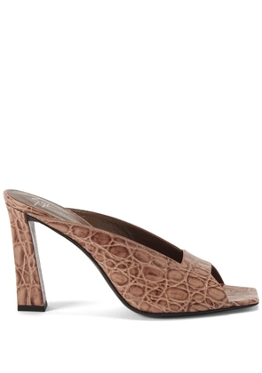 Giuseppe Zanotti Mya 90mm leather mules - Neutrals