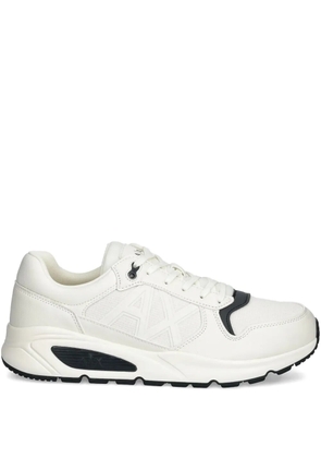 Armani Exchange logo-embossed sneakers - White