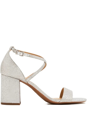 Michael Kors 80mm block-heel sandals - Silver