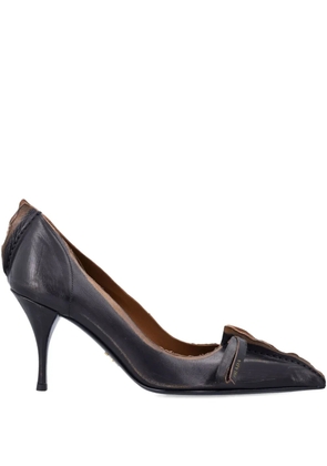 Prada 85mm pointed-toe heeled pumps - Black