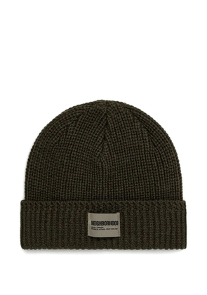 Neighborhood ribbed-knit beanie - Green