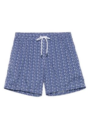 Barba paisley-print swim shorts - Blue