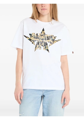 A BATHING APE® 1St Camo Twin Star Nyc T-shirt - White