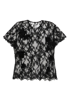 JNBY floral-lace blouse - Black