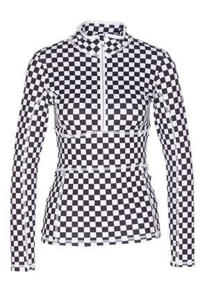 JETSET Ginger zip-front top - Black