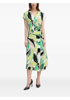 Joseph Ribkoff ring floral-print midi dress - Green