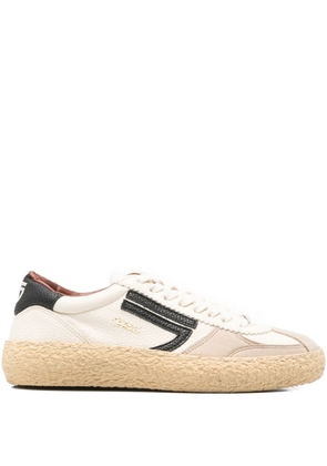 Puraai Vischio stripe trainers - White