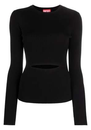 Diesel M-Peris cut-out knitted top - Black
