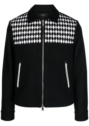 AMIRI diamond-embroidered work jacket - Black