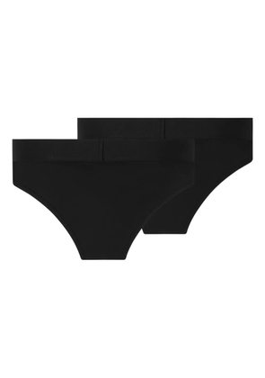 Versace logo-embellished briefs (pack of two) - Black
