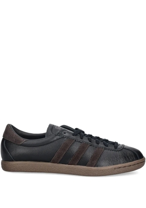 adidas Tobacco three-stripe lace-up sneakers - Black