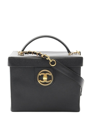 CHANEL Pre-Owned Vanity leather tote bag - Black