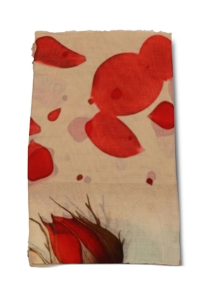 D'aniello floral-print scarf - Neutrals