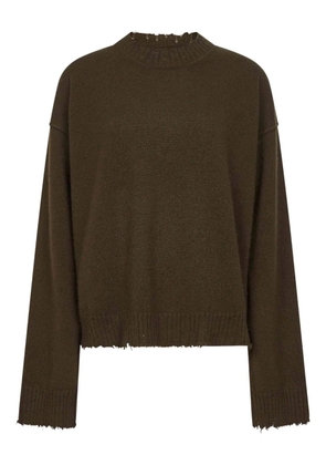 Uma Wang distressed sweater - Green