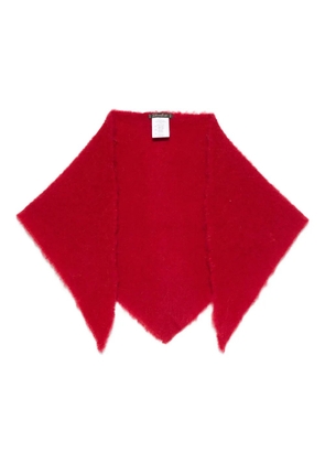 Faliero Sarti triangular-shape scarf - Red