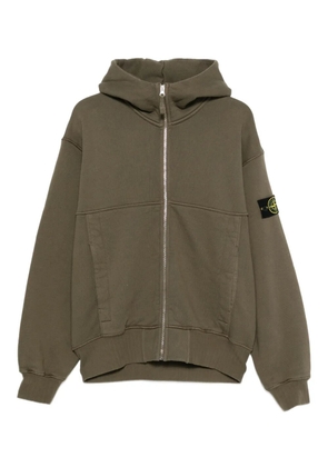Stone Island zip hooded sweatshirt - Green