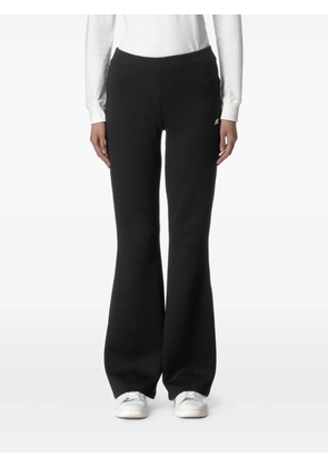 K-Way Jenny logo-patch trousers - Black