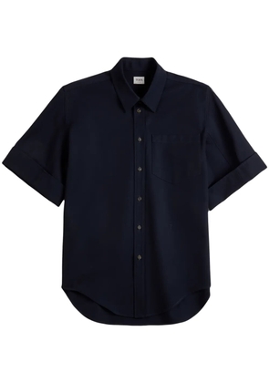 Tod's belted shirt - Blue