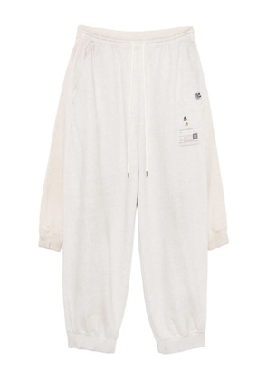 Maison MIHARA YASUHIRO layered cotton track pants - Grey